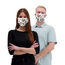 Load image into Gallery viewer, Kasvomaski Type IIR Iloinen ihminen Maskeilukilpailun voittaja pariskunnan päällä