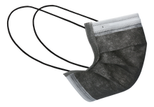Lataa kuva Galleria-katseluun, Kirurginen kasvomaski Type IIR Musta pelkkä maski